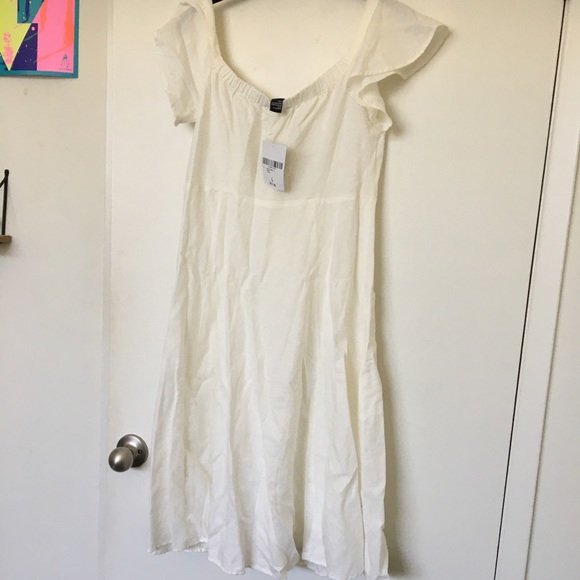 Square neck midi dress - Picture 3 of 4